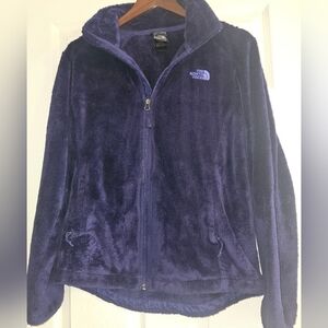 The North Face Deep Purple Fleece Jacket Size Medium